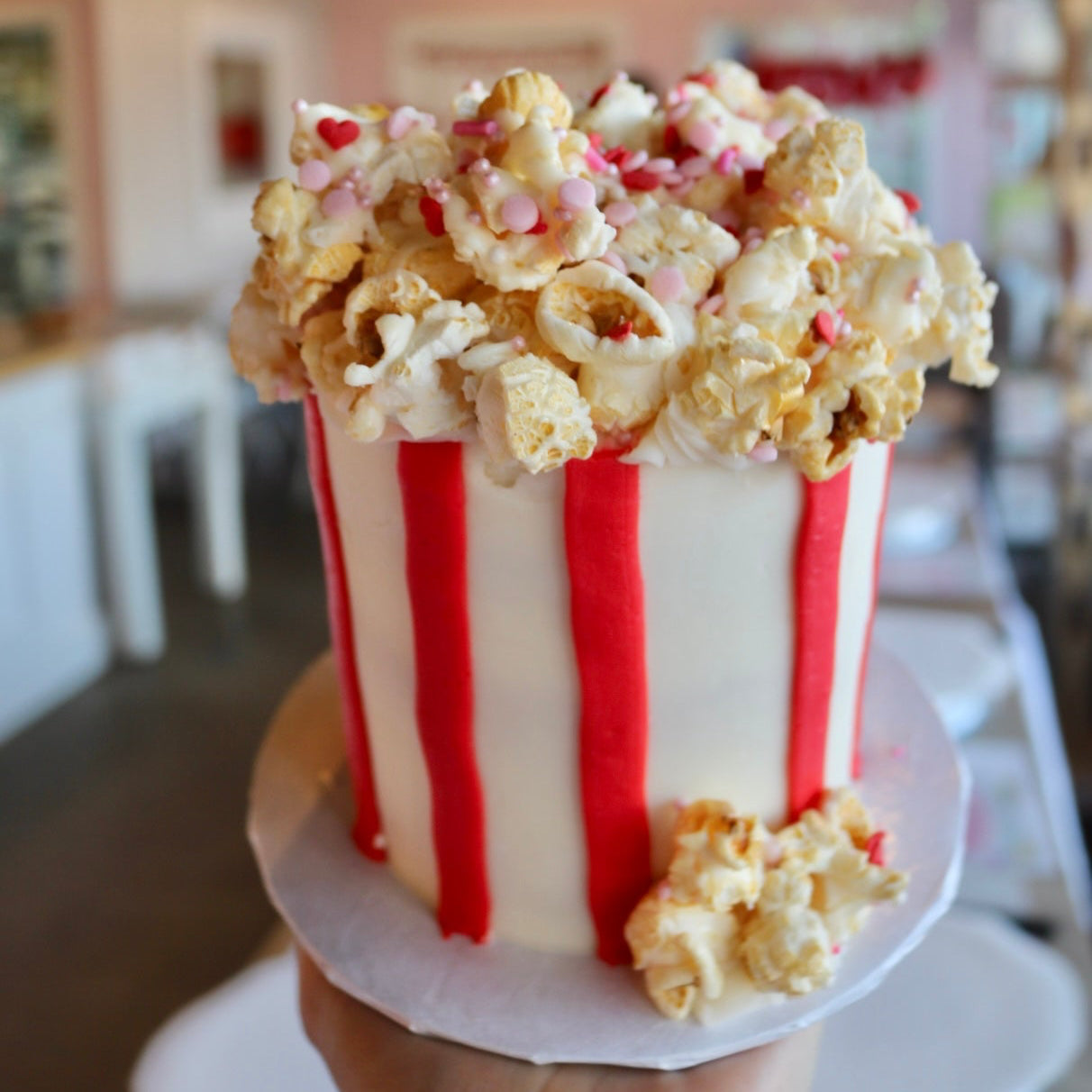 You Make My Heart Pop Mini Cake