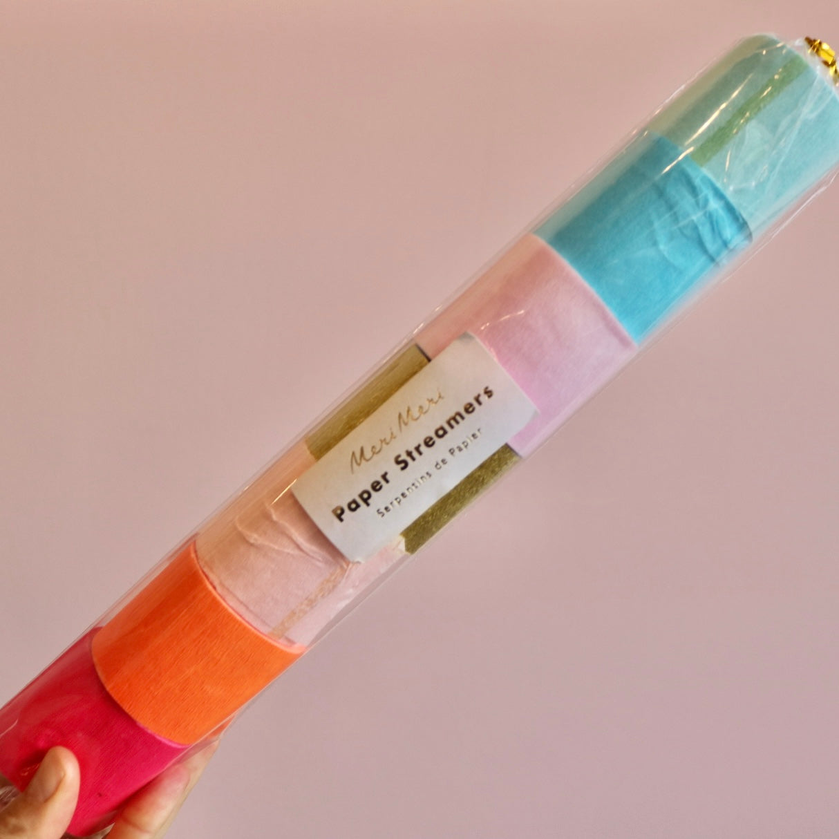 Bright Crepe Paper Streamers (x 7)