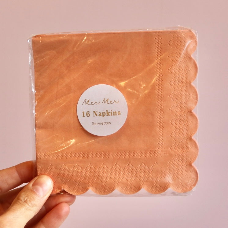 Papaya Small Napkins (x16)