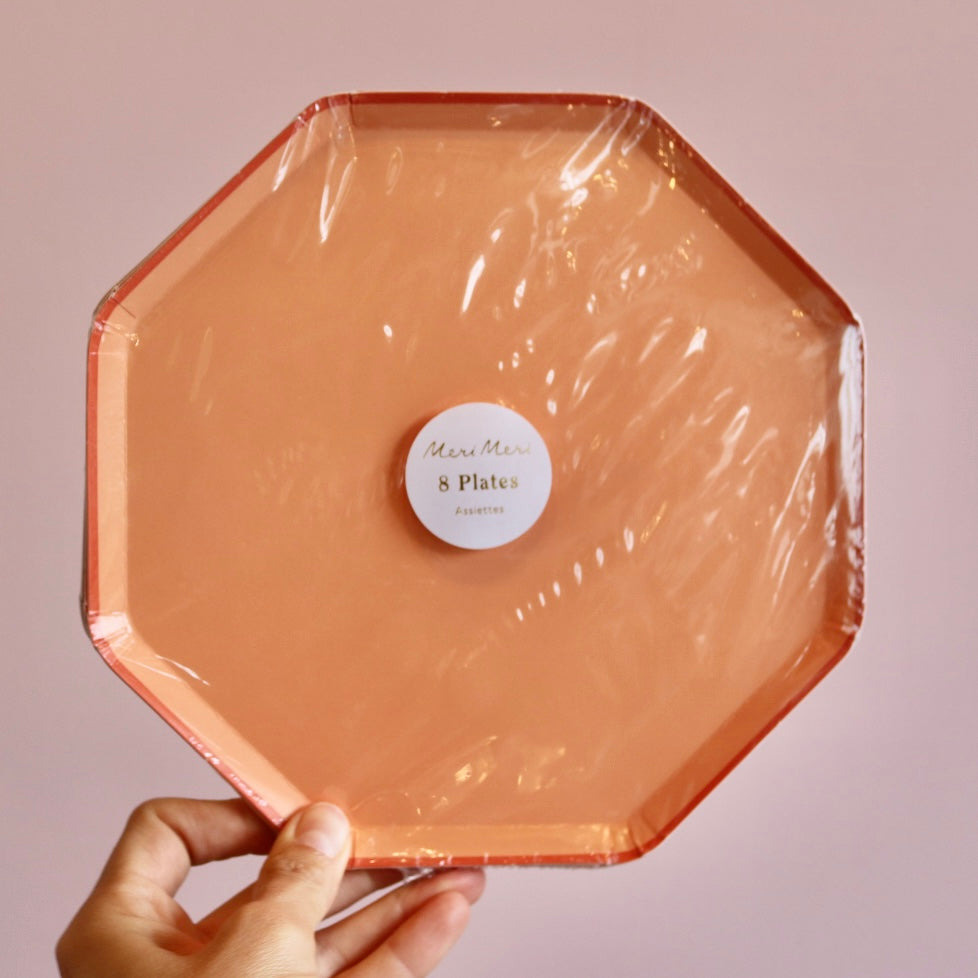Papaya Side Plates (x 8)