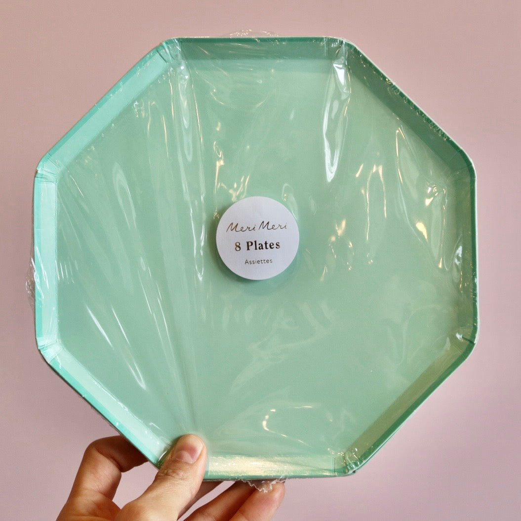 Mint Side Plates (x 8)