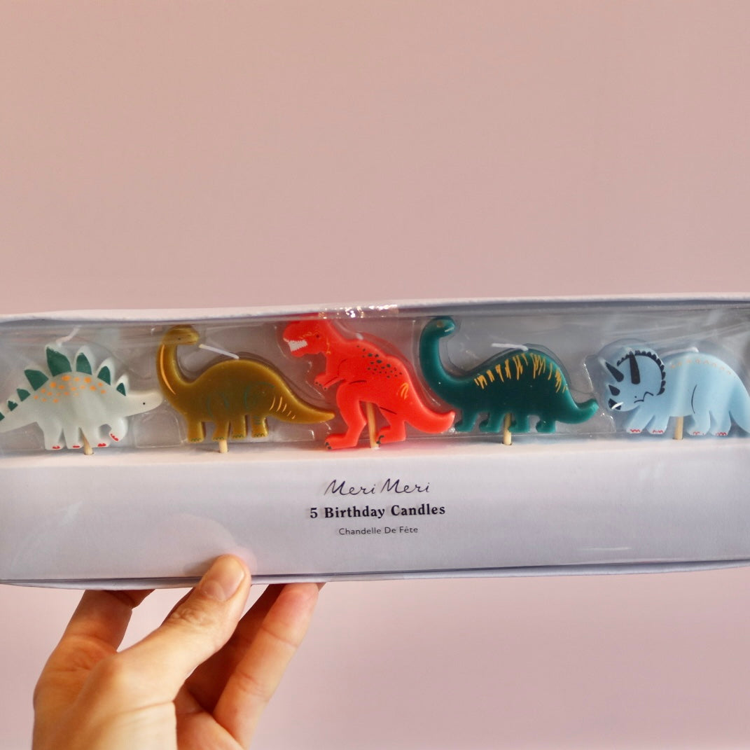 Dinosaur Candles (x 5)