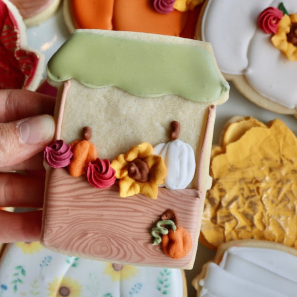 Pumpkin Farm Stand Cookie