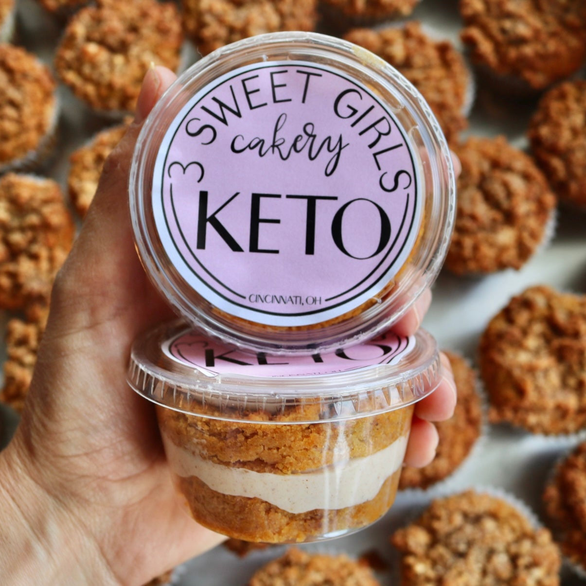 Keto Pumpkin Snickerdoodle Cake Cup