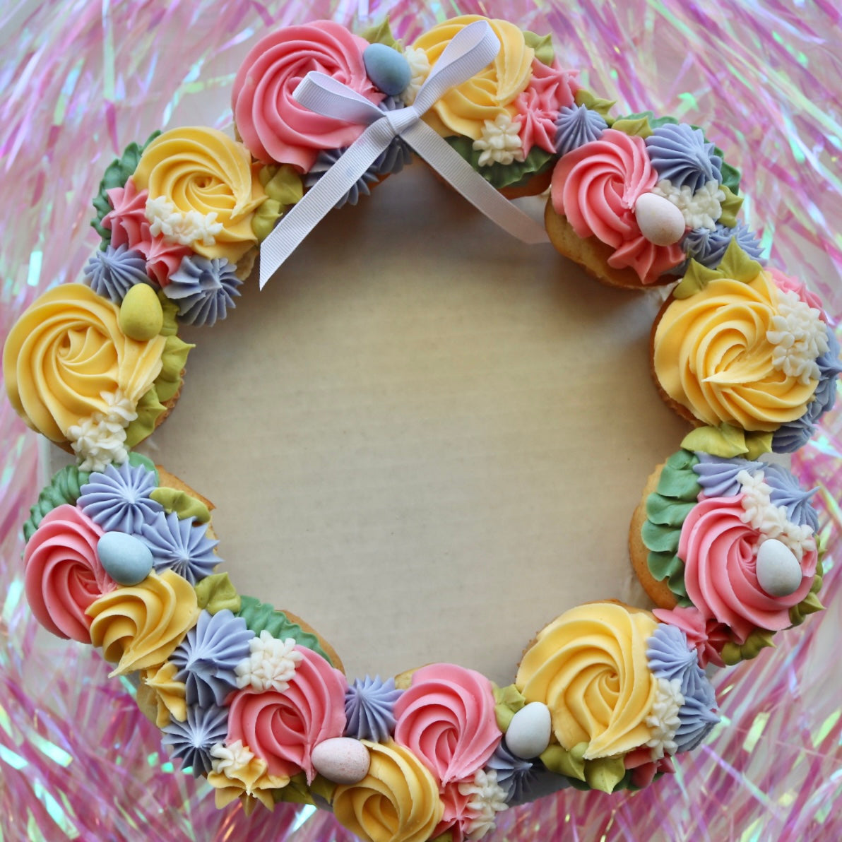 Easter Cupcake Wreath (Pickup 4/3 & 4/4 ONLY)