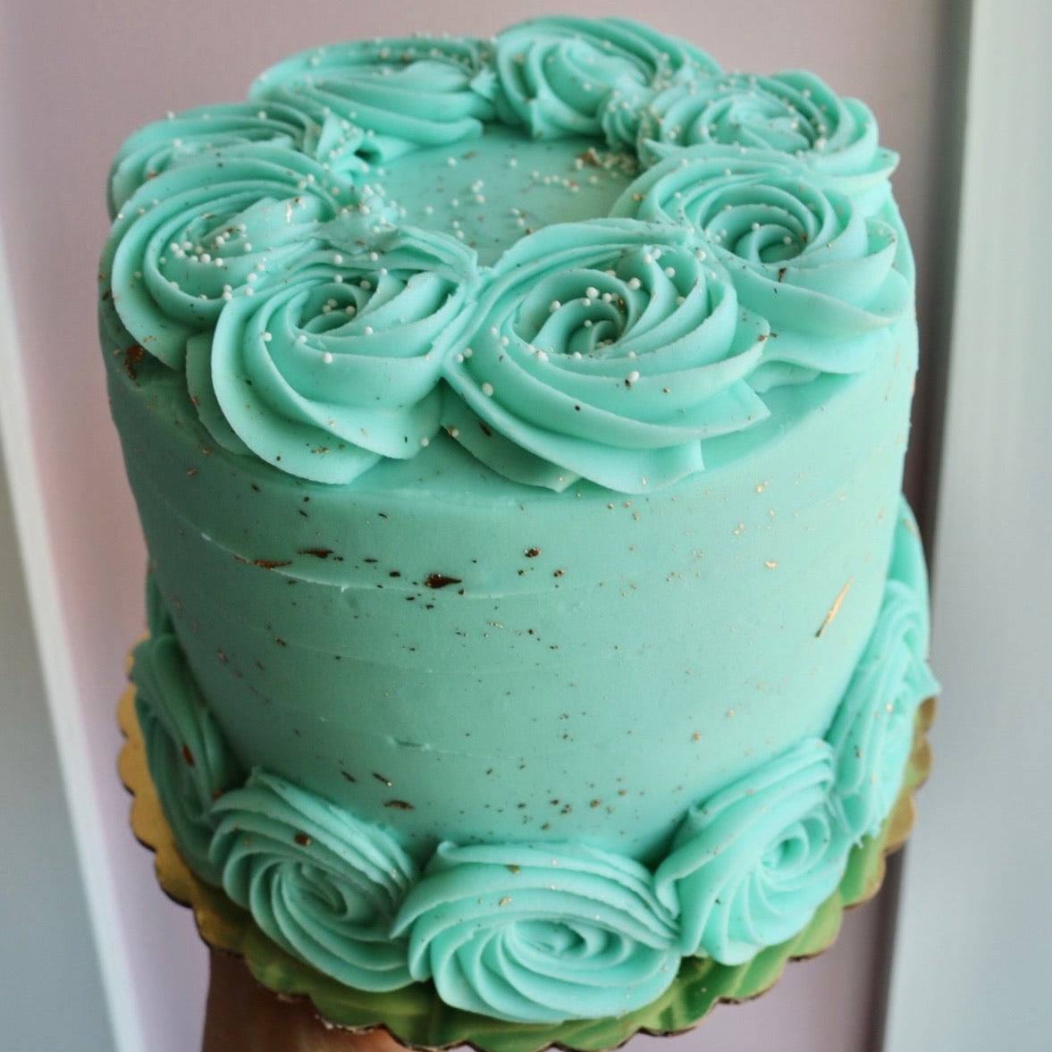 Rosette Buttercream Cake (semi-custom)
