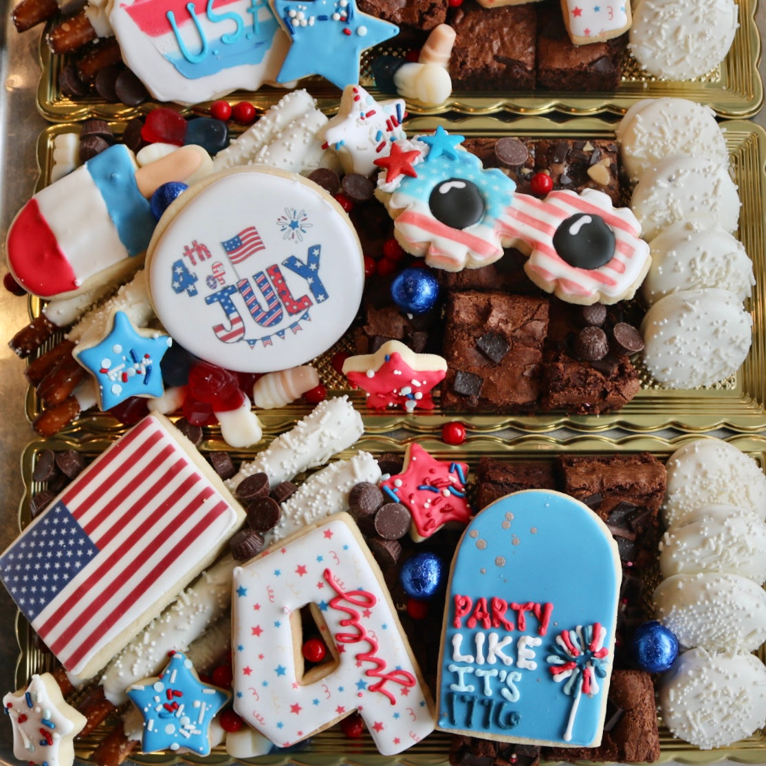 Fourth of July Assorted Dessert Tray