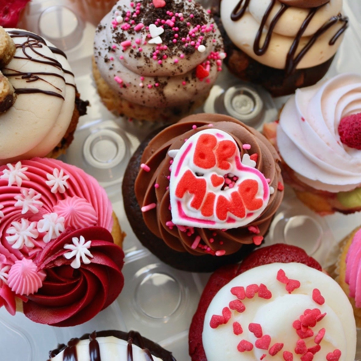 Valentine's Day Cupcakes- 6 assorted