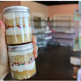 Gluten Free Birthday Cake Jar