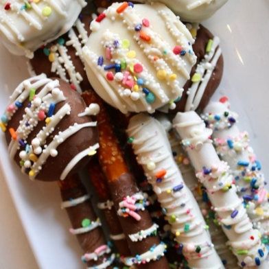 Celebration Chocolate Pretzels