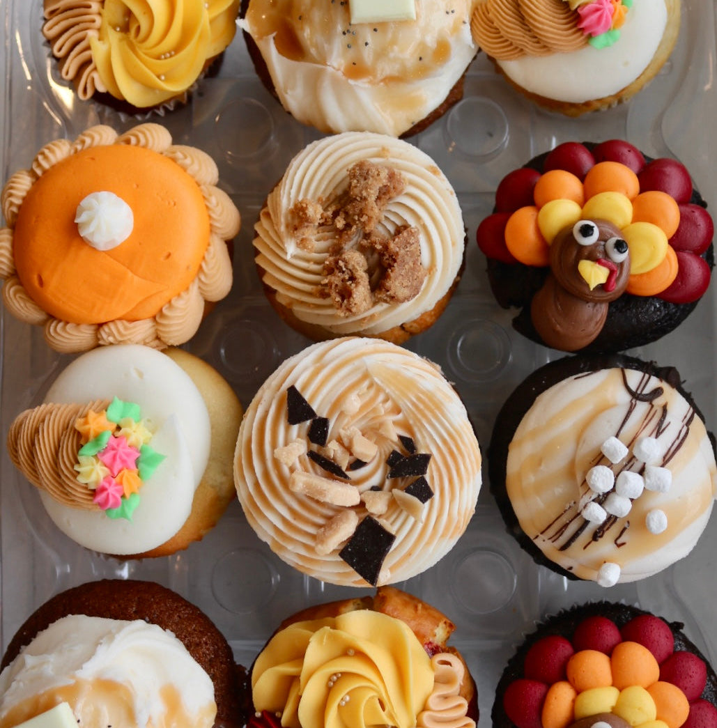 Thanksgiving Cupcakes- Half Dozen Assorted