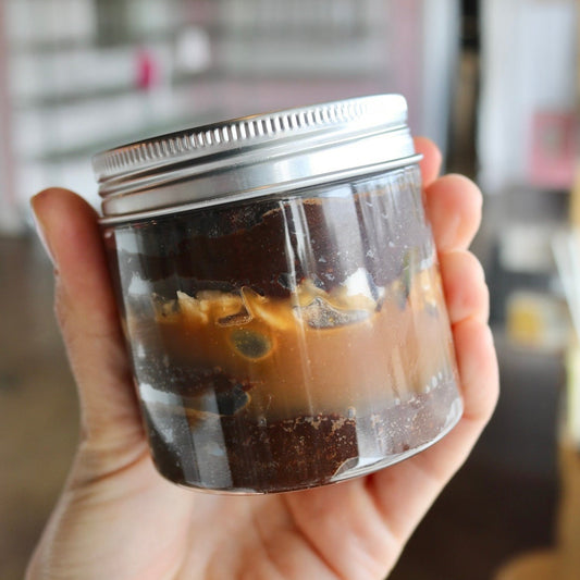 Double Chocolate Caramel Toffee Edible Cookie Dough Jar