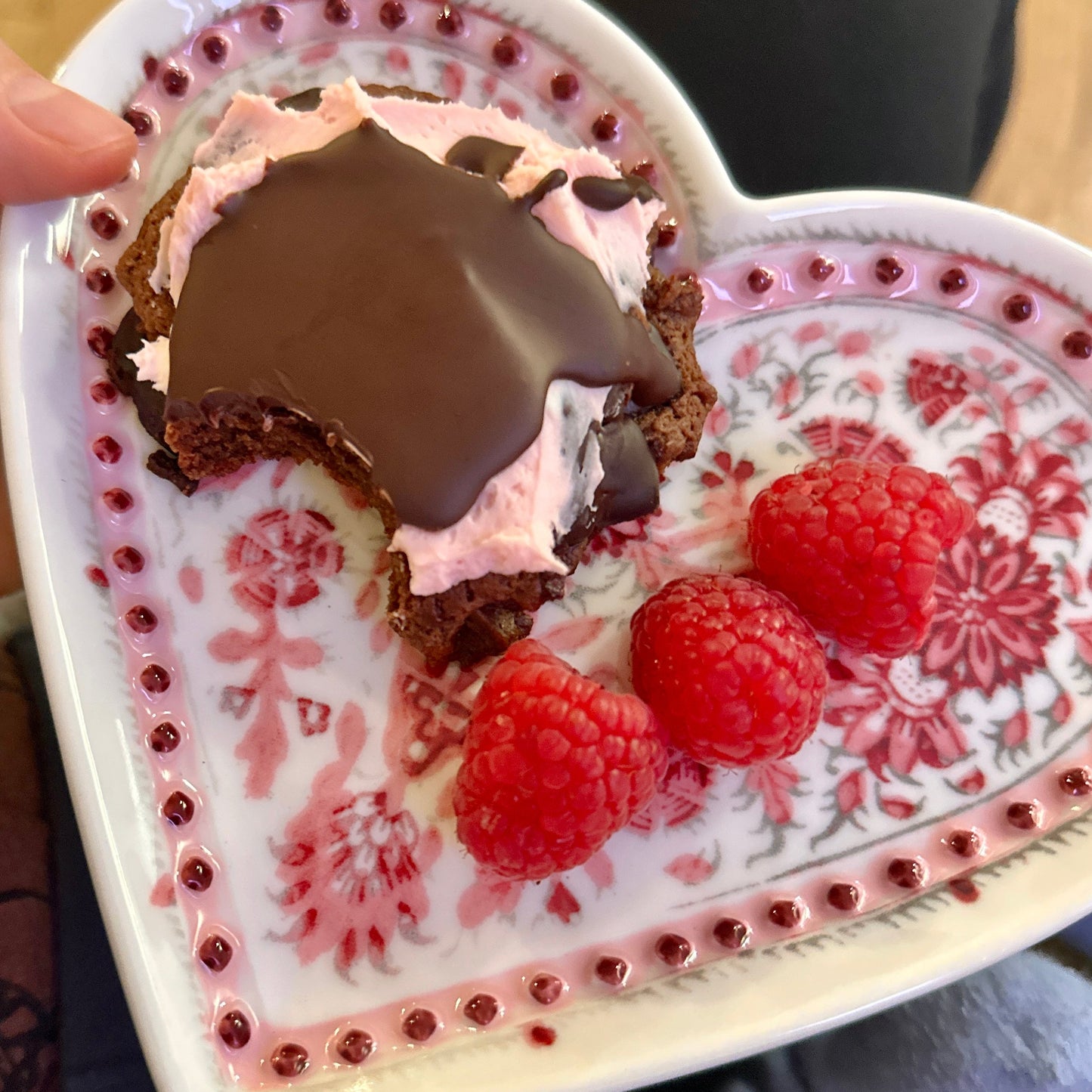 Keto Chocolate Covered Strawberry Cookie