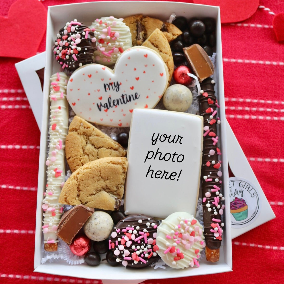 Custom Polaroid Cookie Treat Box