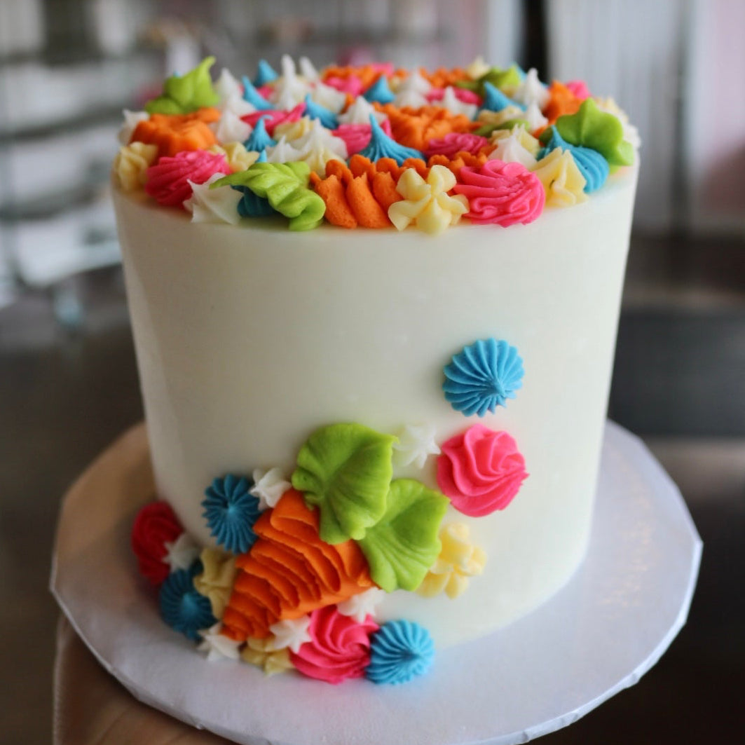 Carrot Mixed Rosette Mini Cake