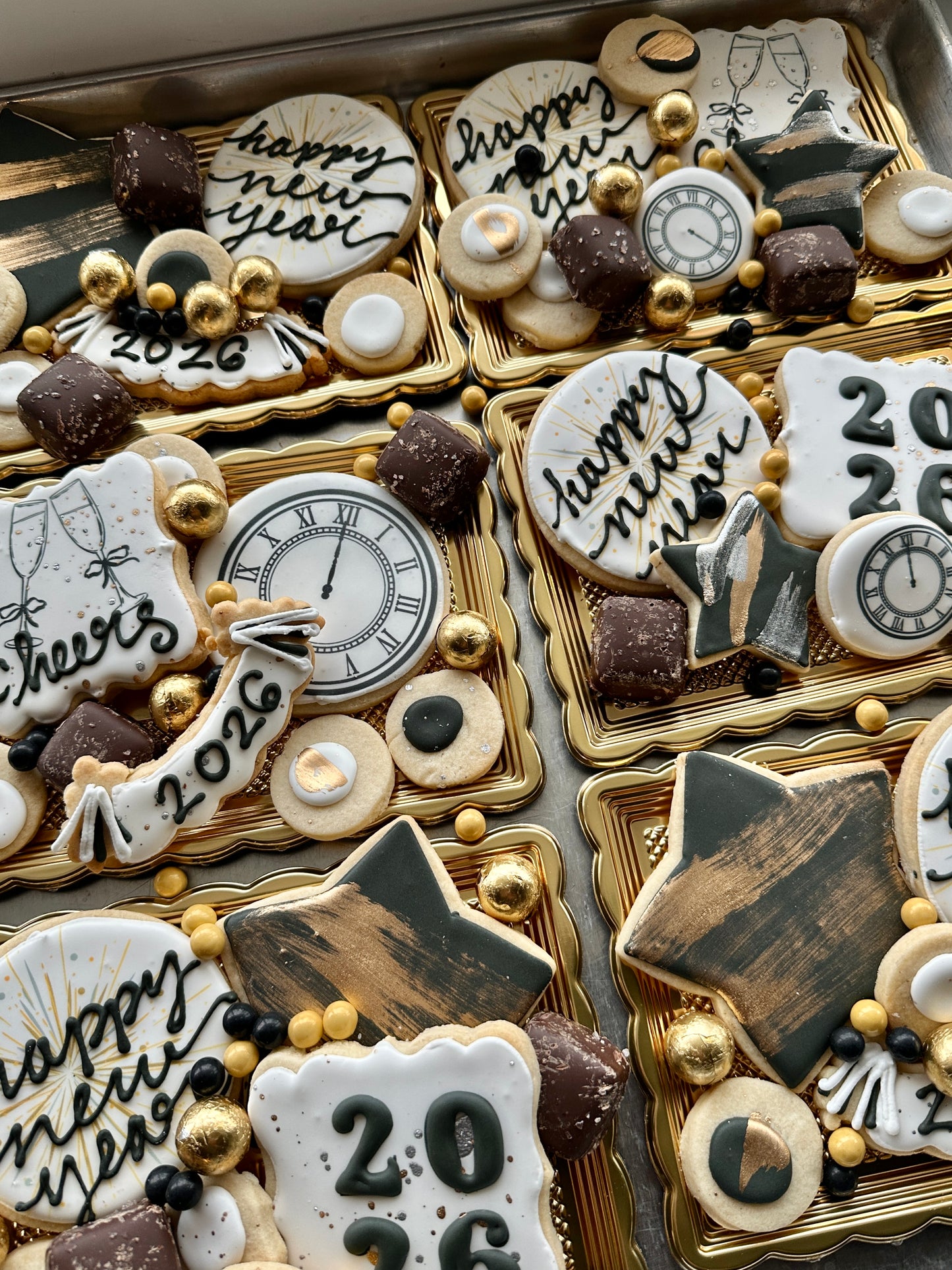 Happy New Year Mini Cookie Tray