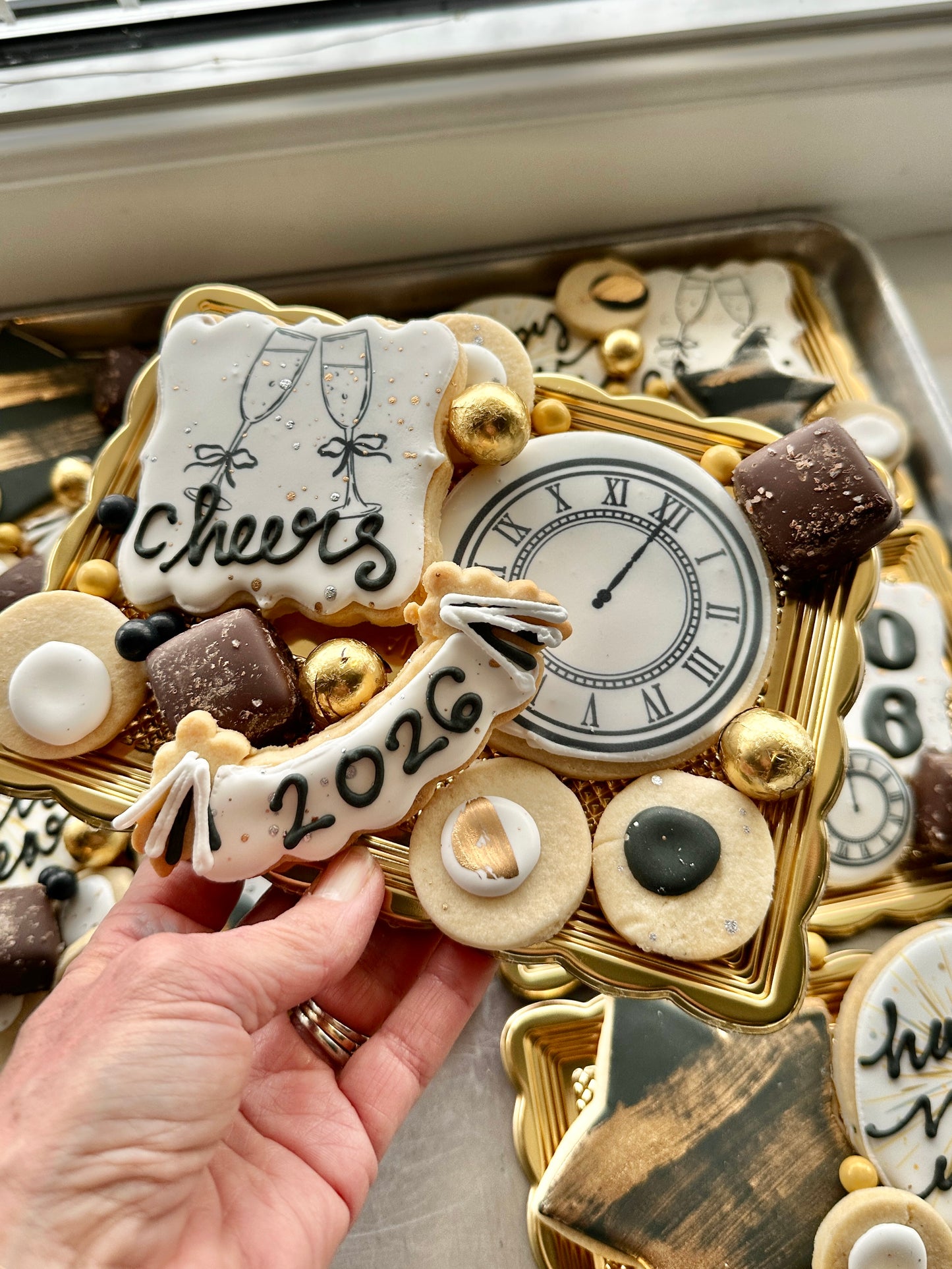 Happy New Year Mini Cookie Tray