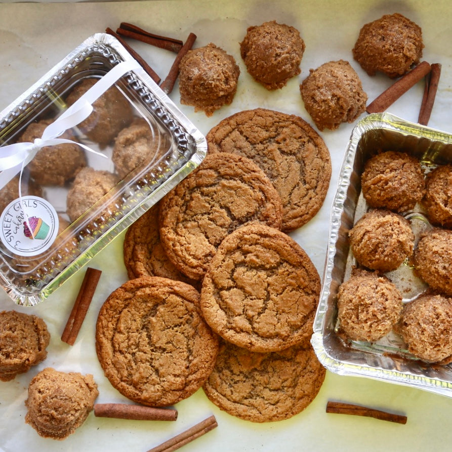 Take & Bake Brown Butter Pumpkin Snickerdoodle Cookies (Preorder)