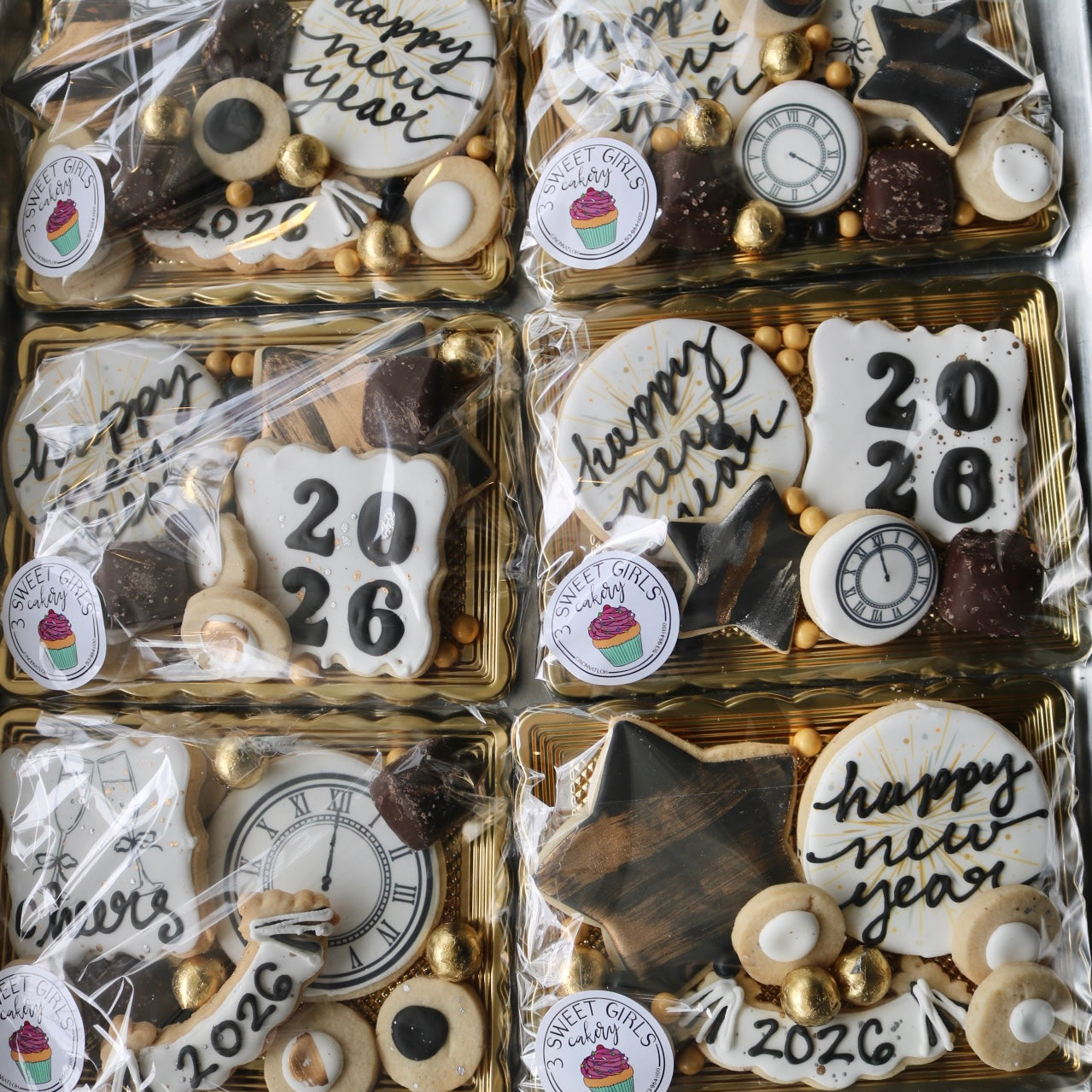 Happy New Year Mini Cookie Tray