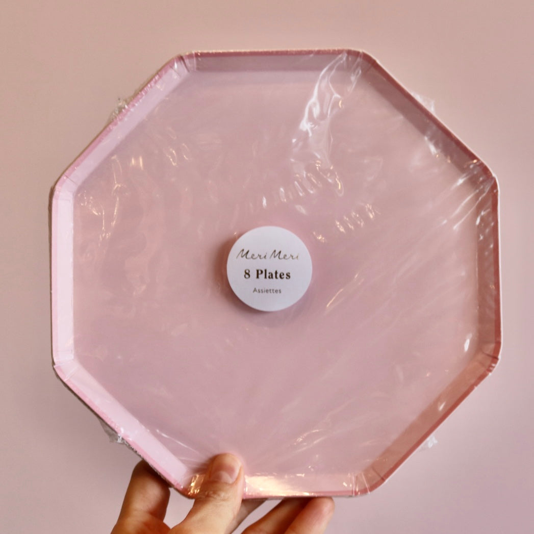 Dusky Pink Side Plates (x 8)