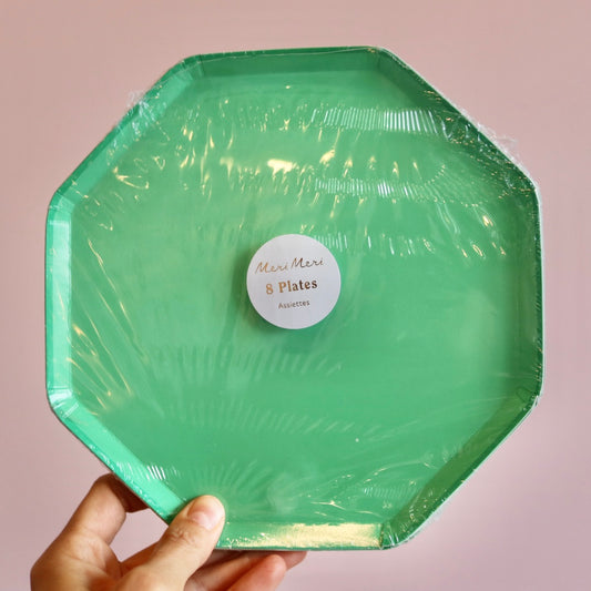 Emerald Green Side Plates (x8)
