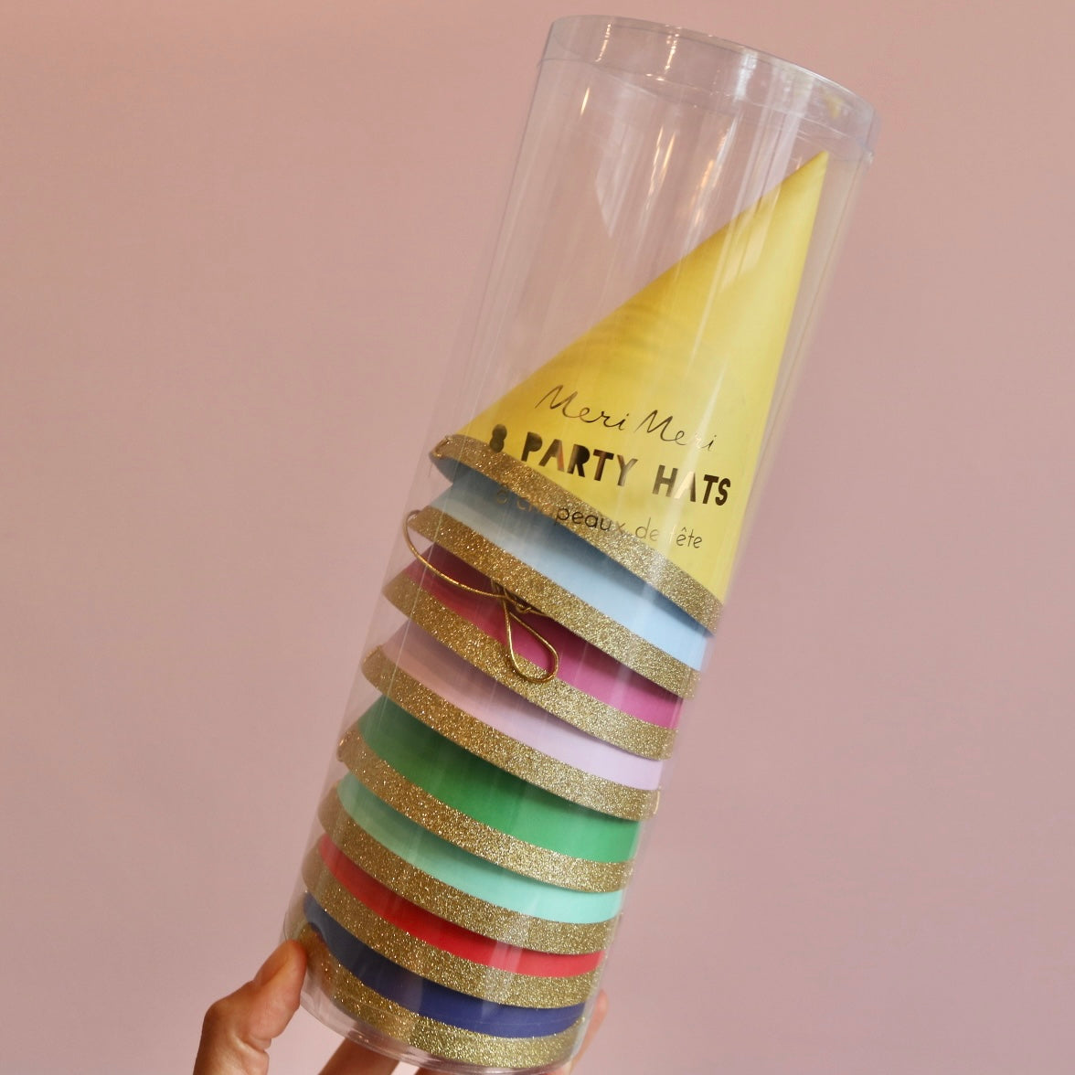Multicolor Party Hats (set of 8)
