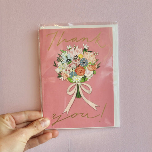 Thank You Bouquet Card