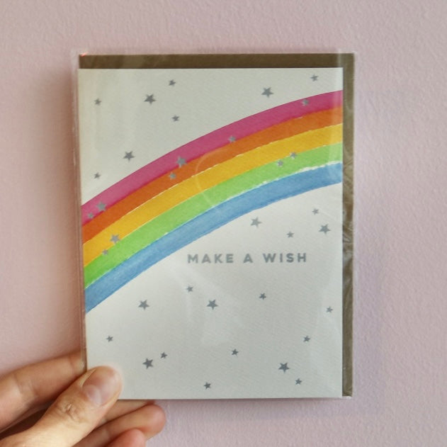 Make a Wish Rainbow Card