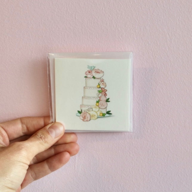 Wedding Cake Mini Card