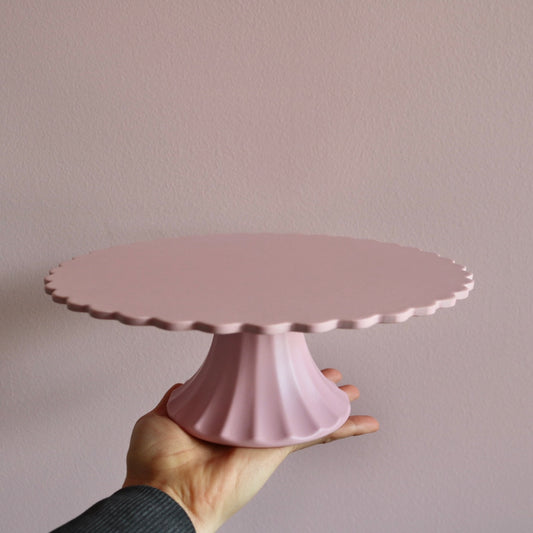 Medium Pink Reusable Bamboo Cake Stand