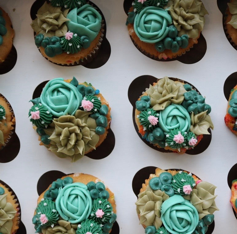 Succulent Cupcake Decorating Class
