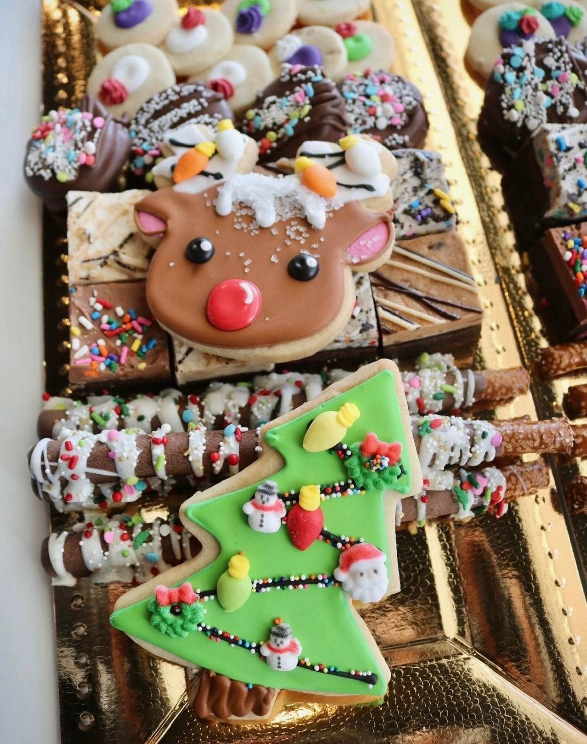 Small Holiday Dessert Tray