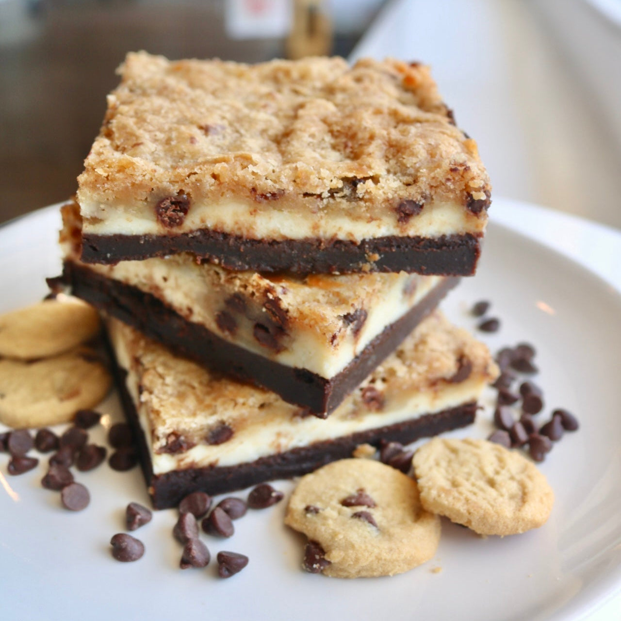 Brookie Cheesecake Bar