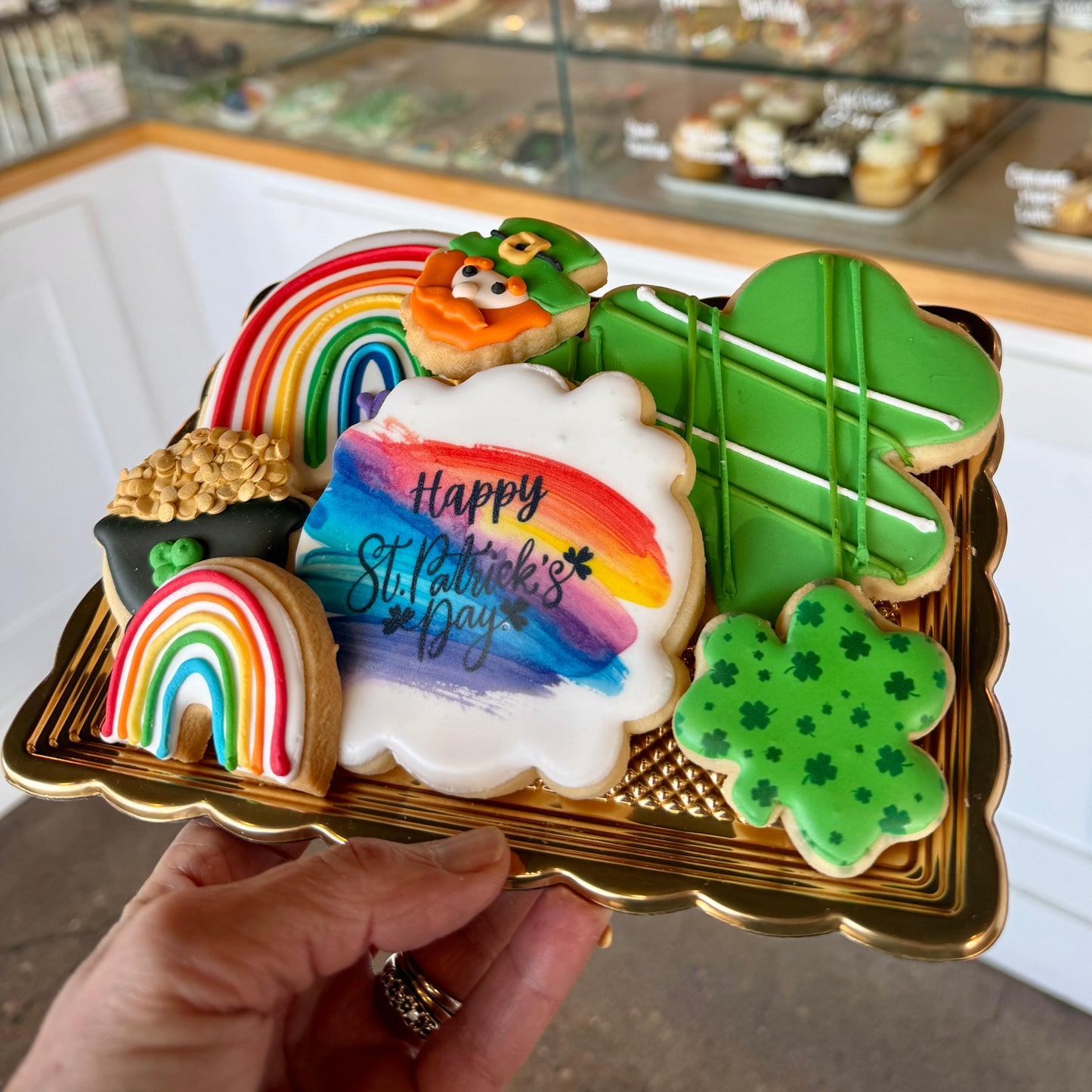 St. Patricks Day Mini Cookie Tray