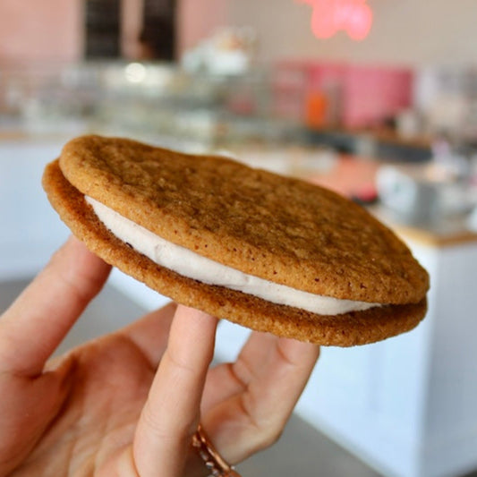 Brown Butter Pumpkin Cookie Sandwich