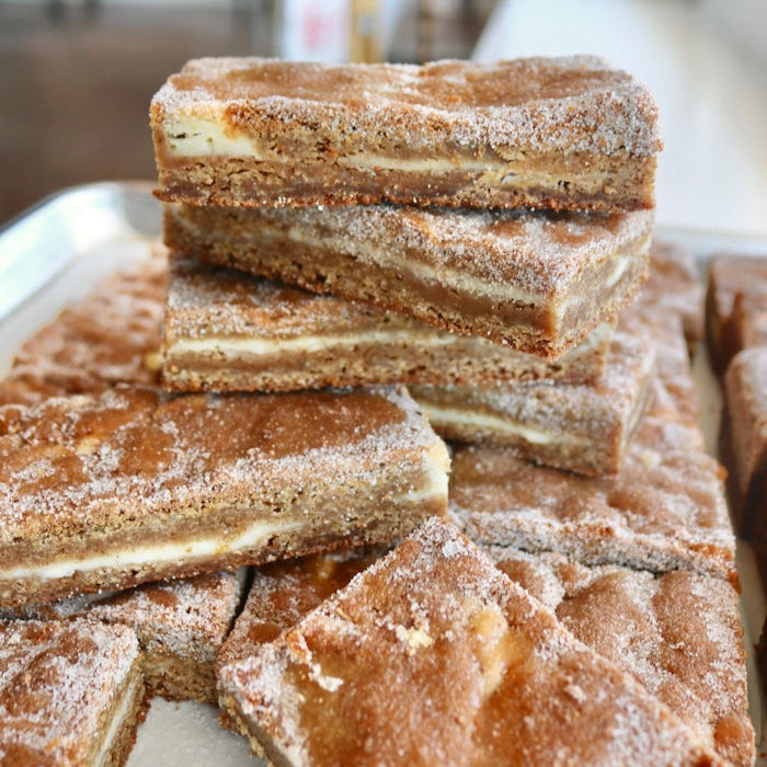 Caramel Apple Cider Cookie Bar