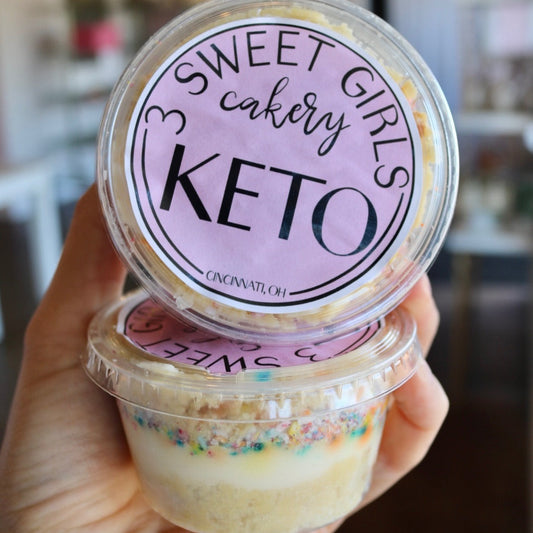 Keto Birthday Cake Cup