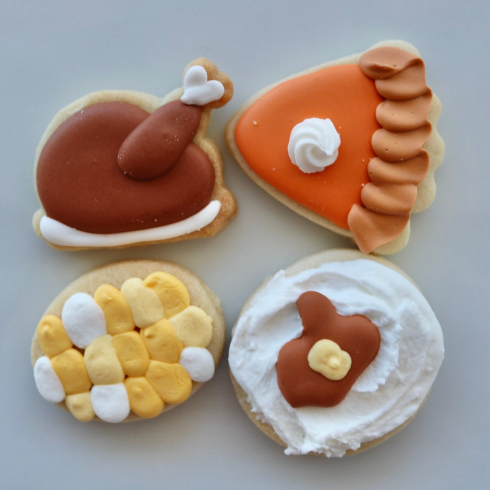 Thanksgiving Dinner Mini Cookie Set
