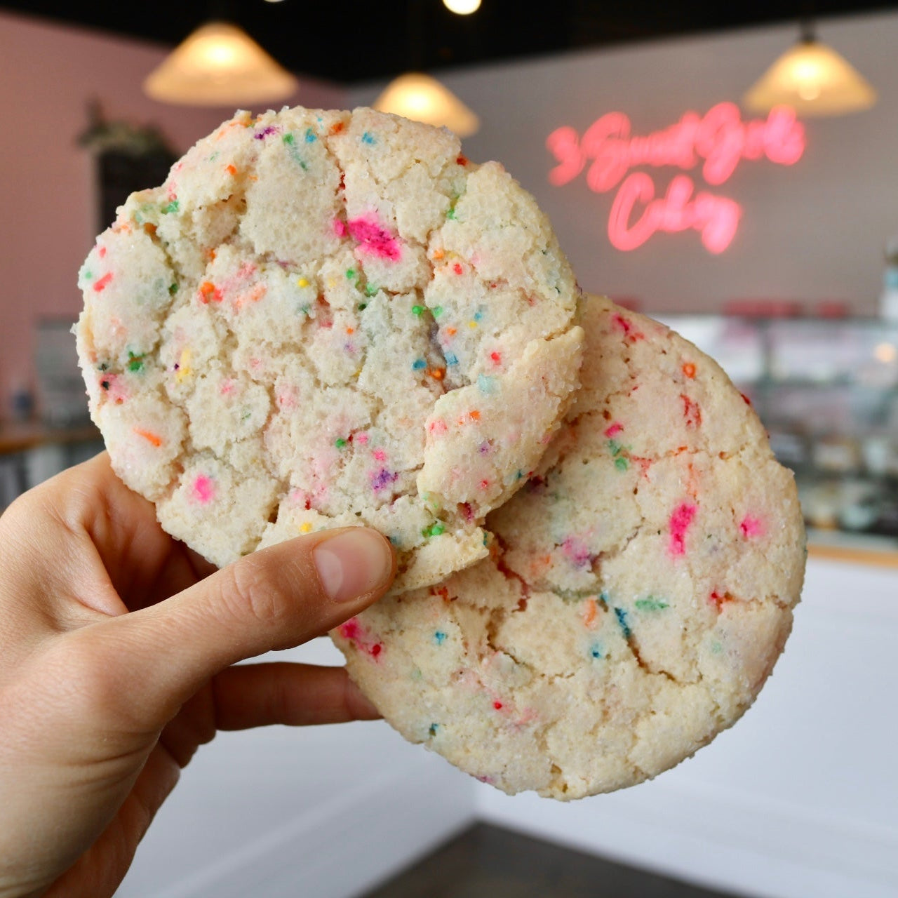 Vegan Sprinkle Sugar Cookie