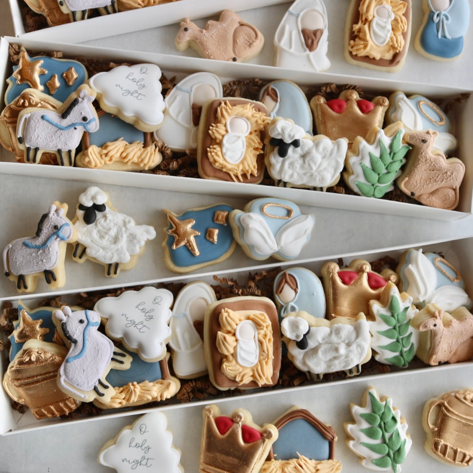 Nativity Mini Cookie Box