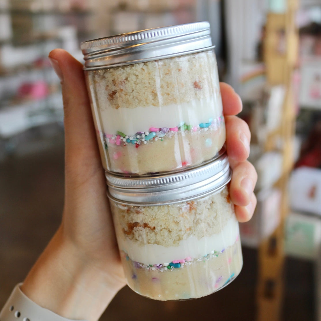 Sugar Cookie Dough Cake Jar