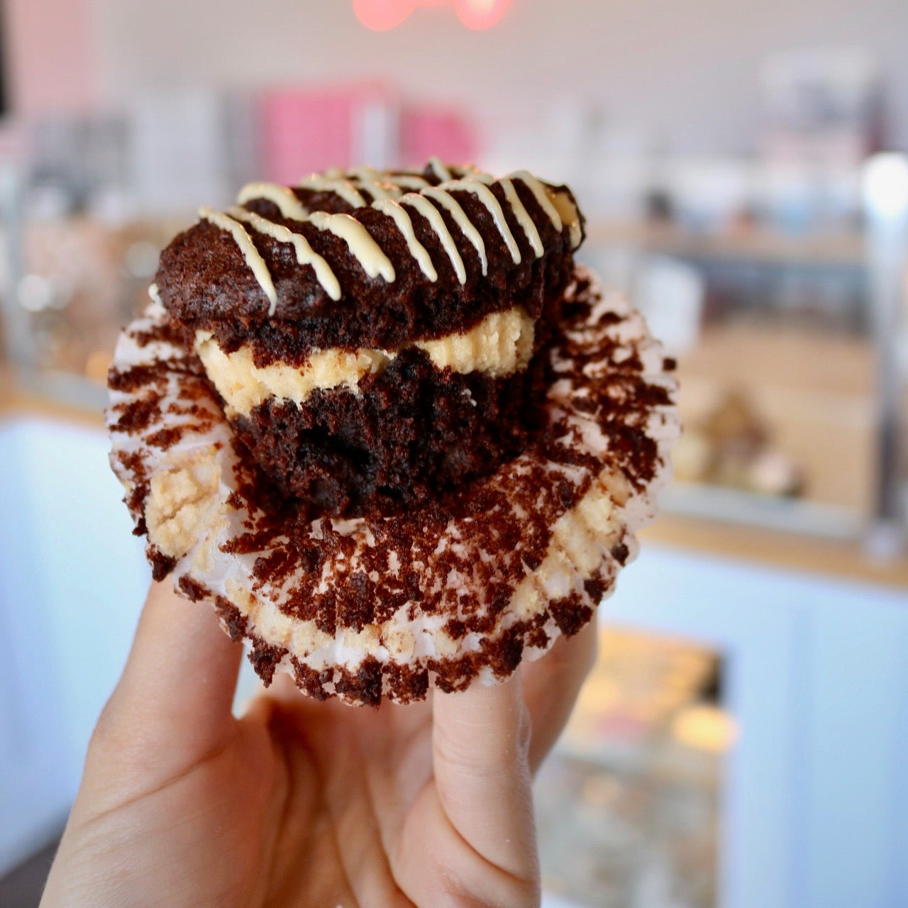 Keto Peanut Butter Brownie Muffin