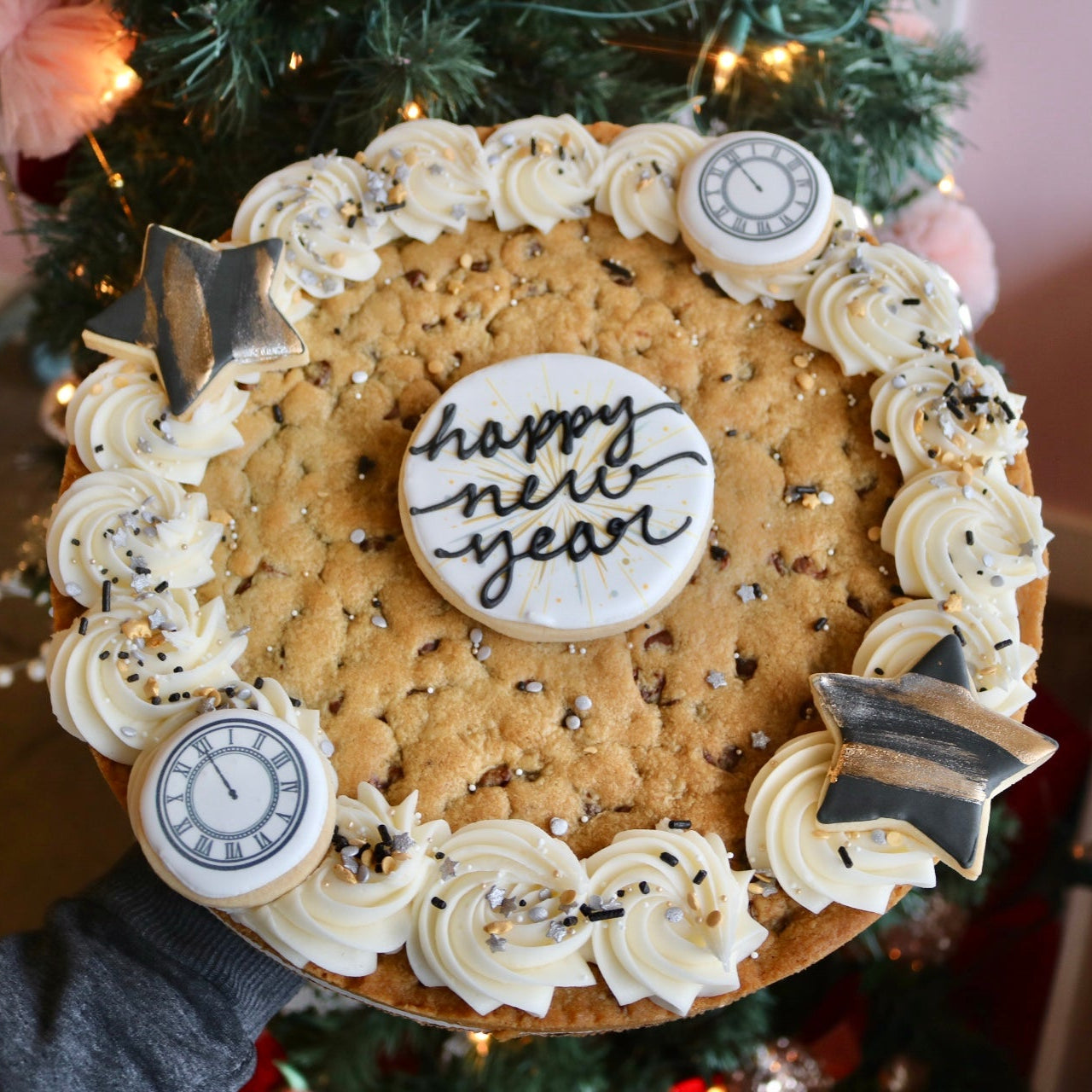 Happy New Year Cookie Cake