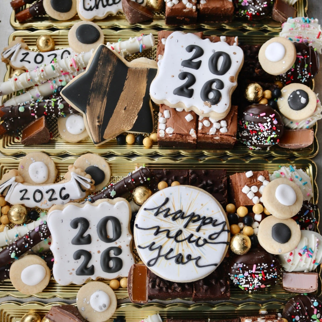 Happy New Year Dessert Tray