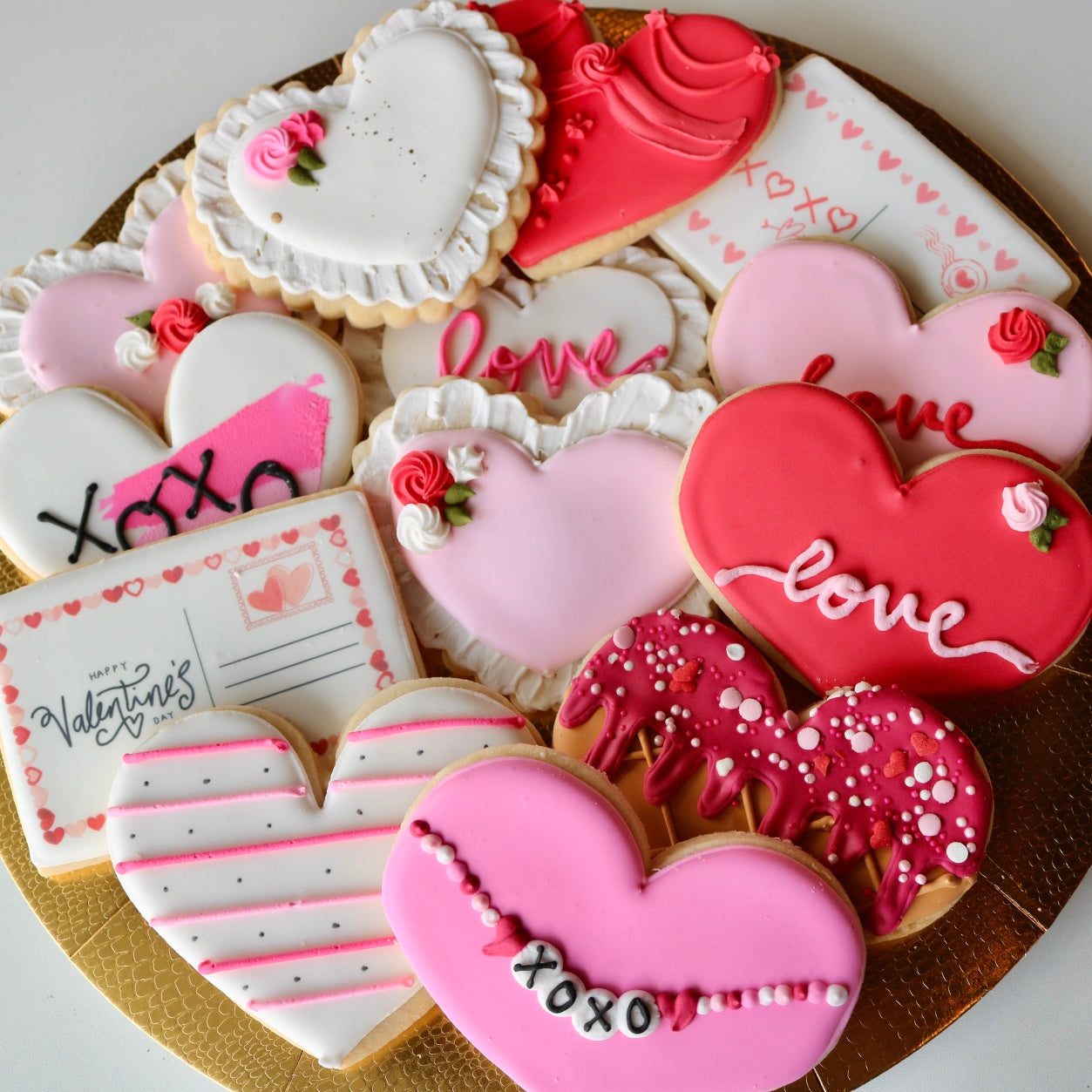 Valentine's Day Cookies- 6 assorted