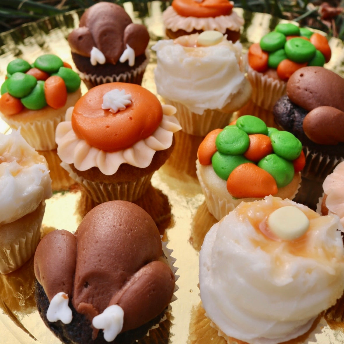 Thanksgiving Mini Cupcakes