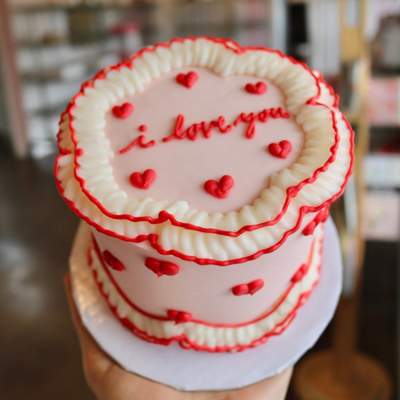 Valentine's Day Vintage Mini Cake