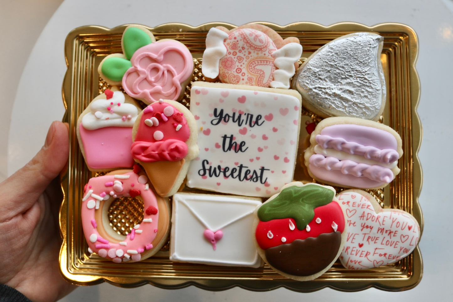 Valentine's Day Mini Cookie Tray