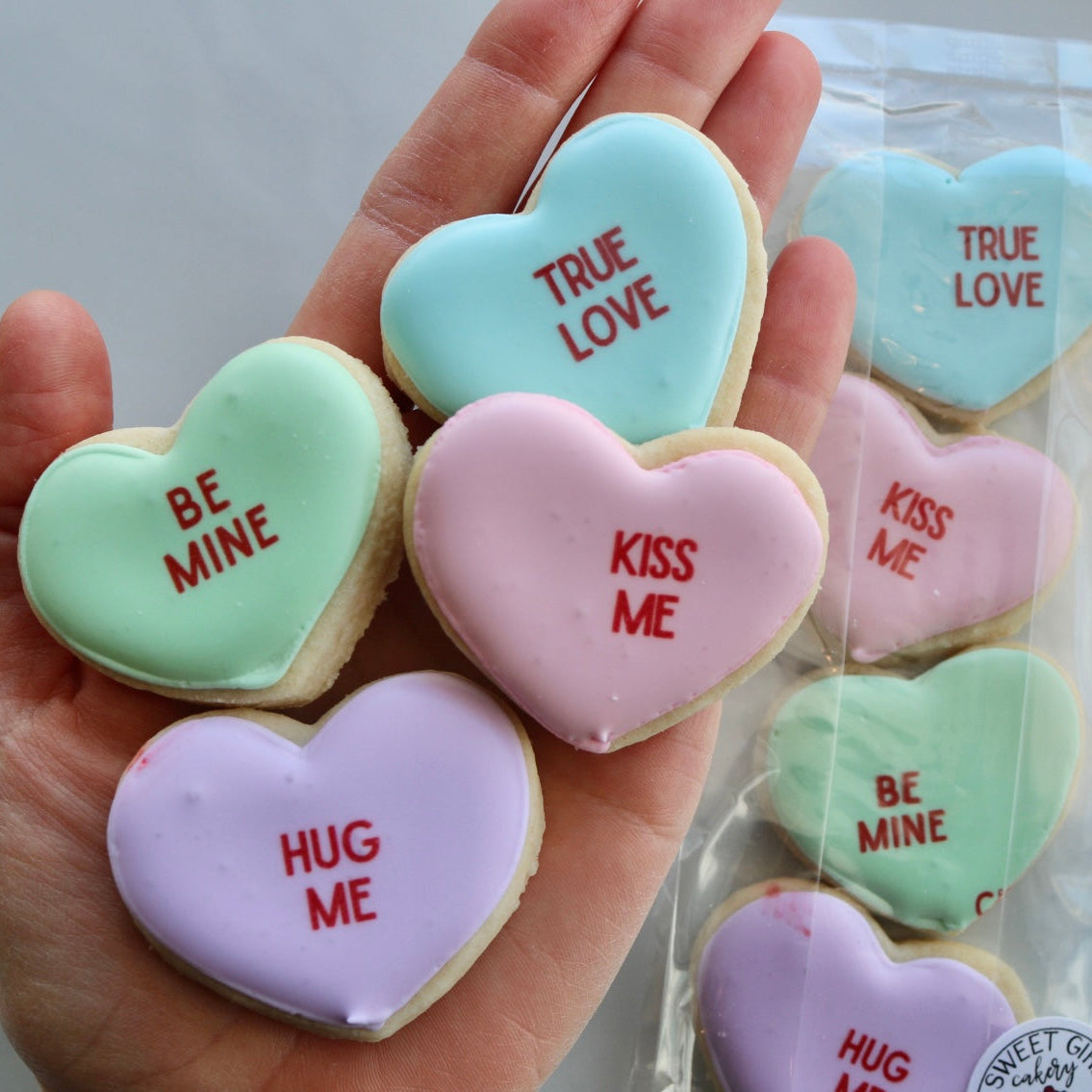 Conversation Heart Mini Cookie Set