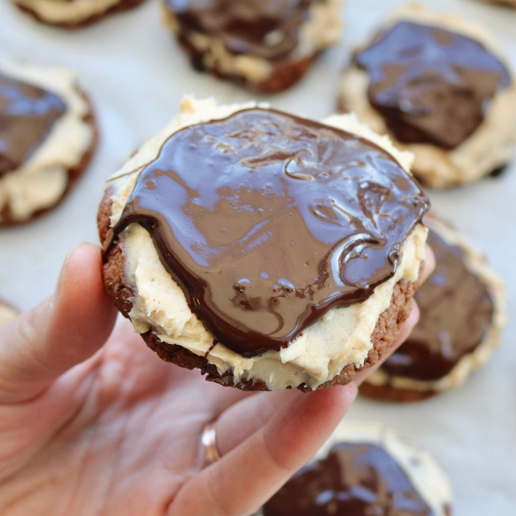 Keto Peanut Butter Oreo Fudge Cookie